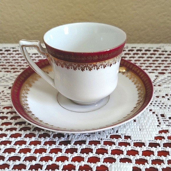 Austrian Imperial Crown Tea Cup & Saucer - Picture 1 of 6